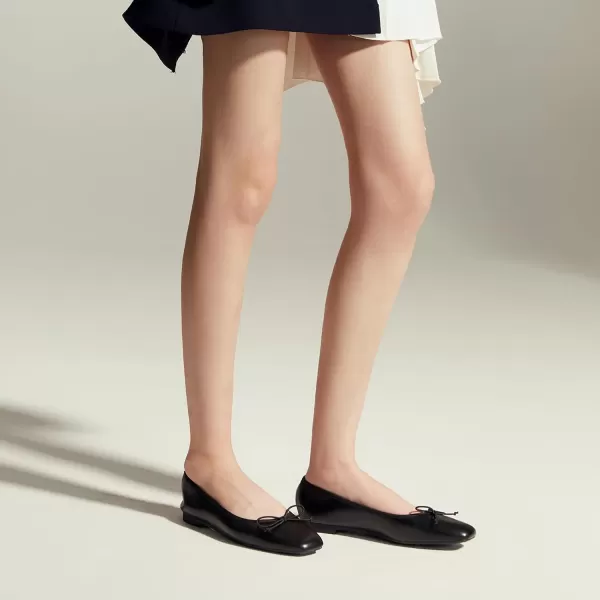 C.Paravano Women's Flats | Ballet Flats for Women | Flat Shoes | Dressy Shoes for Women | Round Toe Flats | Soft Leather Shoes Women