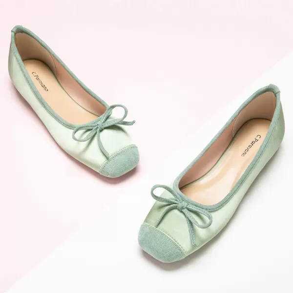C.Paravano Women's Flats | Ballet Flats for Women | Flat Shoes | Dressy Shoes for Women | Round Toe Flats | Soft Leather Shoes Women