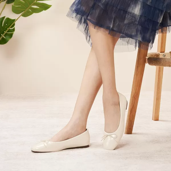 C.Paravano Women's Flats | Ballet Flats for Women | Flat Shoes | Dressy Shoes for Women | Round Toe Flats | Soft Leather Shoes Women