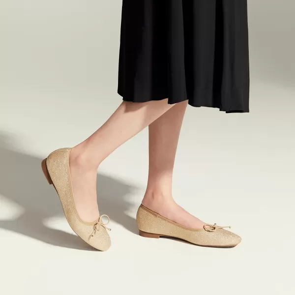 C.Paravano Women's Flats | Ballet Flats for Women | Flat Shoes | Dressy Shoes for Women | Round Toe Flats | Soft Leather Shoes Women