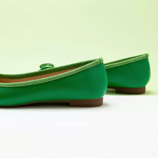 C.Paravano Women's Flats | Ballet Flats for Women | Flat Shoes | Dressy Shoes for Women | Round Toe Flats | Soft Leather Shoes Women