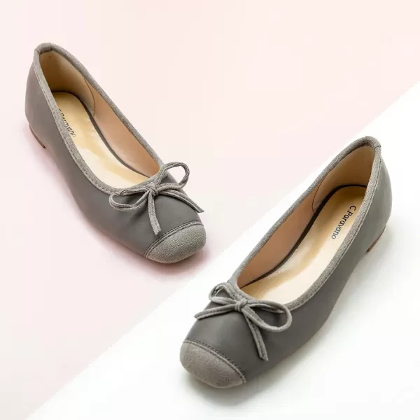 C.Paravano Women's Flats | Ballet Flats for Women | Flat Shoes | Dressy Shoes for Women | Round Toe Flats | Soft Leather Shoes Women
