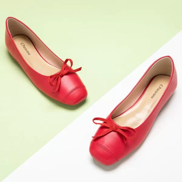 C.Paravano Women's Flats | Ballet Flats for Women | Flat Shoes | Dressy Shoes for Women | Round Toe Flats | Soft Leather Shoes Women