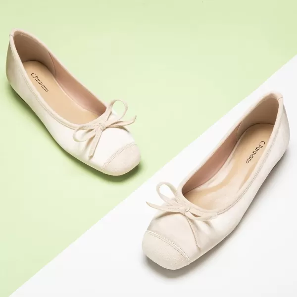C.Paravano Women's Flats | Ballet Flats for Women | Flat Shoes | Dressy Shoes for Women | Round Toe Flats | Soft Leather Shoes Women