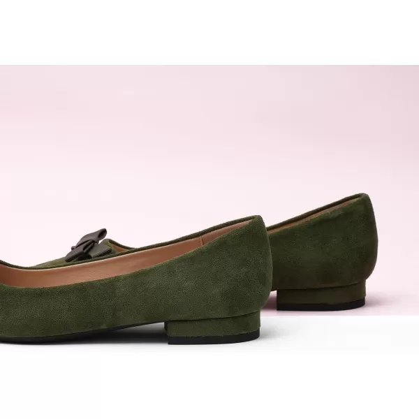 C.Paravano Women's Flats I Ballet Flats for Women I Pointed Toe Flats for Women I Bow Knot Flats Shoes Women I Slip on Flats