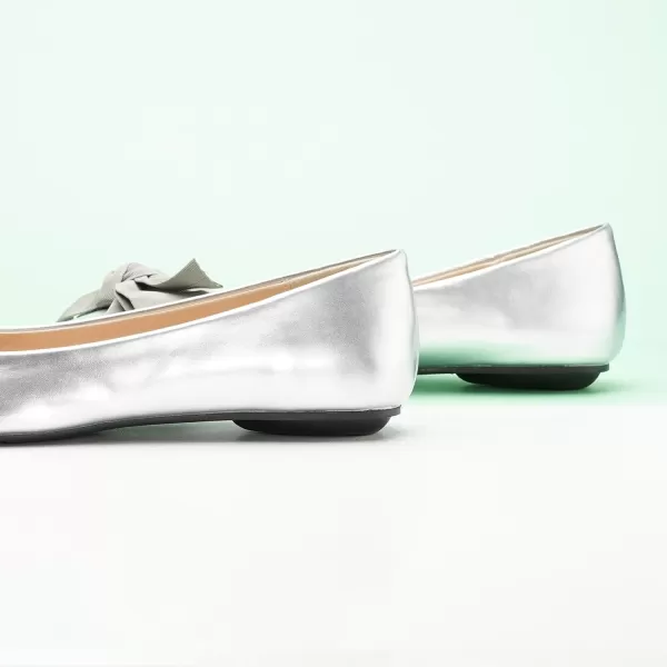 C.Paravano Women's Flats I Ballet Flats for Women I Pointed Toe Flats for Women I Bow Knot Flats Shoes Women I Slip on Flats