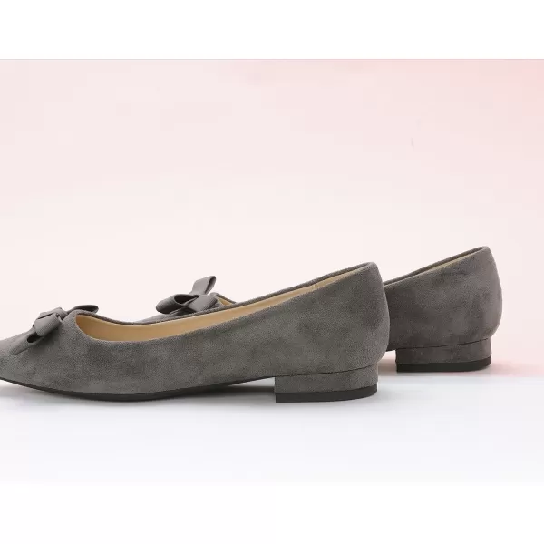 C.Paravano Women's Flats I Ballet Flats for Women I Pointed Toe Flats for Women I Bow Knot Flats Shoes Women I Slip on Flats
