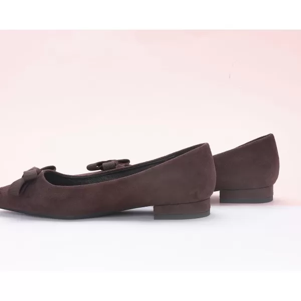 C.Paravano Women's Flats I Ballet Flats for Women I Pointed Toe Flats for Women I Bow Knot Flats Shoes Women I Slip on Flats