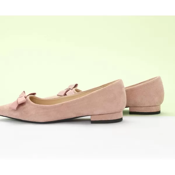 C.Paravano Women's Flats I Ballet Flats for Women I Pointed Toe Flats for Women I Bow Knot Flats Shoes Women I Slip on Flats