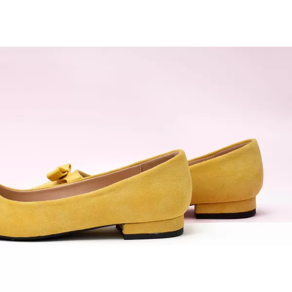C.Paravano Women's Flats I Ballet Flats for Women I Pointed Toe Flats for Women I Bow Knot Flats Shoes Women I Slip on Flats