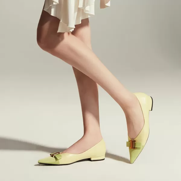 C.Paravano Women’s Flats I Flat for Women Leather I Pointed Toe Flats I Ballet Flats for Women I Slip on Dressy Flats