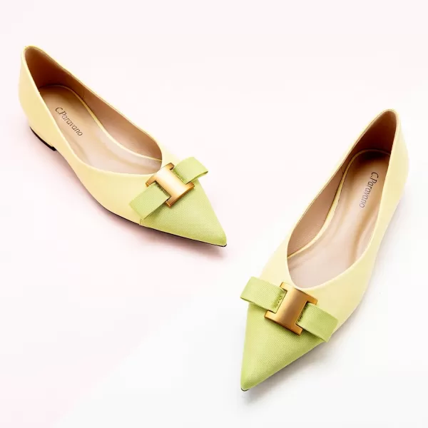 C.Paravano Women’s Flats I Flat for Women Leather I Pointed Toe Flats I Ballet Flats for Women I Slip on Dressy Flats