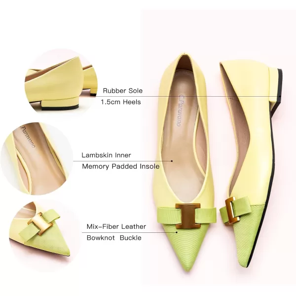 C.Paravano Women’s Flats I Flat for Women Leather I Pointed Toe Flats I Ballet Flats for Women I Slip on Dressy Flats