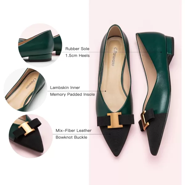 C.Paravano Women’s Flats I Flat for Women Leather I Pointed Toe Flats I Ballet Flats for Women I Slip on Dressy Flats