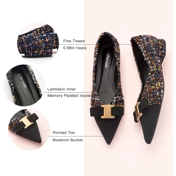 C.Paravano Women’s Flats I Flat for Women Leather I Pointed Toe Flats I Ballet Flats for Women I Slip on Dressy Flats
