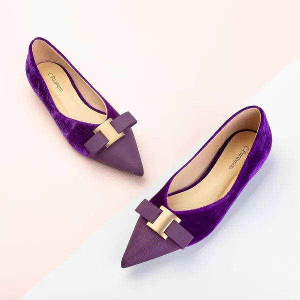 C.Paravano Women’s Flats I Flat for Women Leather I Pointed Toe Flats I Ballet Flats for Women I Slip on Dressy Flats