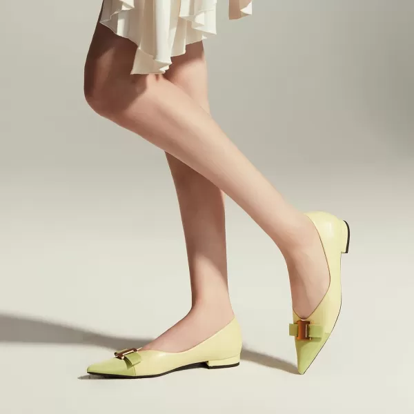 C.Paravano Women’s Flats I Flat for Women Leather I Pointed Toe Flats I Ballet Flats for Women I Slip on Dressy Flats