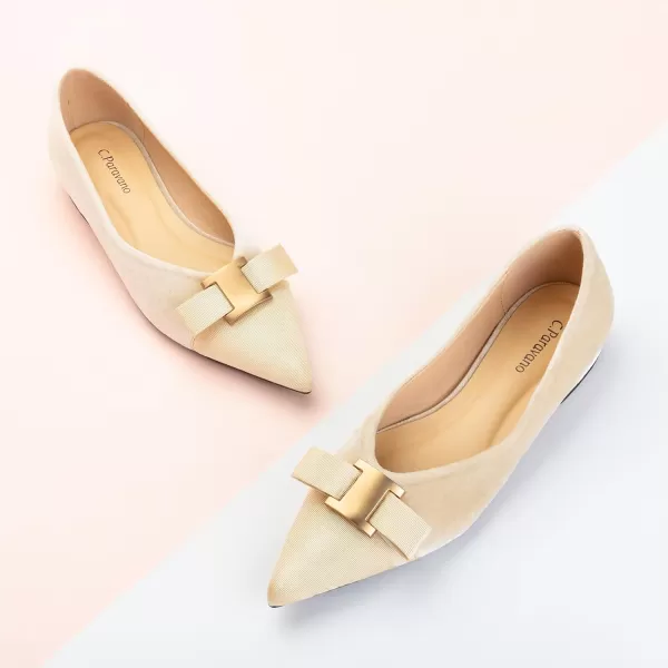 C.Paravano Women’s Flats I Flat for Women Leather I Pointed Toe Flats I Ballet Flats for Women I Slip on Dressy Flats