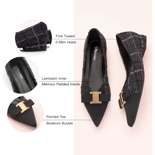 C.Paravano Women’s Flats I Flat for Women Leather I Pointed Toe Flats I Ballet Flats for Women I Slip on Dressy Flats