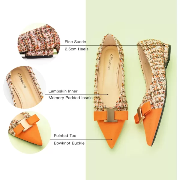 C.Paravano Women’s Flats I Flat for Women Leather I Pointed Toe Flats I Ballet Flats for Women I Slip on Dressy Flats