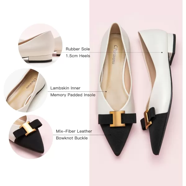 C.Paravano Women’s Flats I Flat for Women Leather I Pointed Toe Flats I Ballet Flats for Women I Slip on Dressy Flats