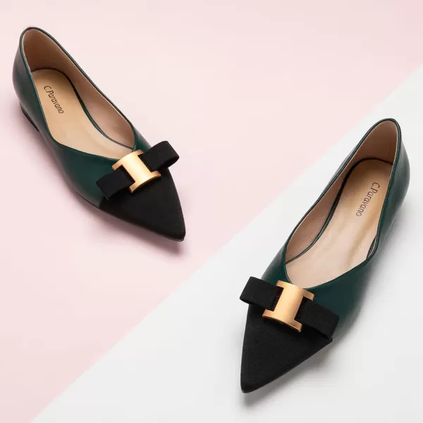 C.Paravano Women’s Flats I Flat for Women Leather I Pointed Toe Flats I Ballet Flats for Women I Slip on Dressy Flats