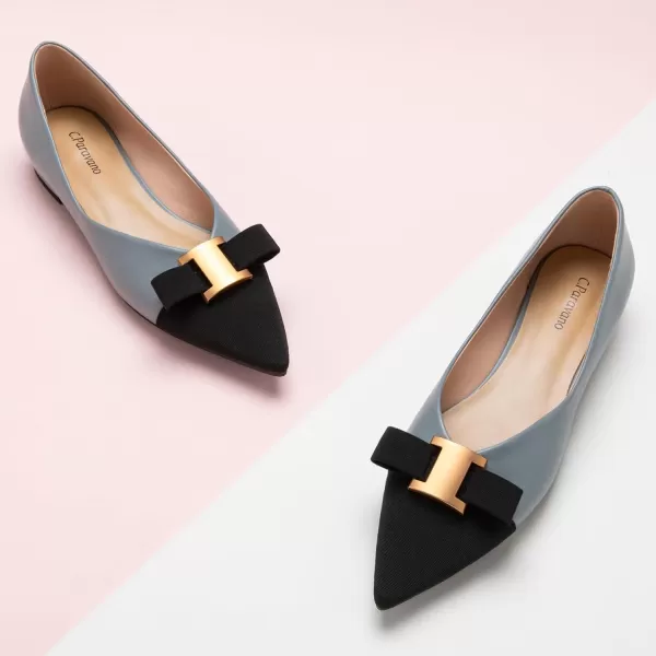 C.Paravano Women’s Flats I Flat for Women Leather I Pointed Toe Flats I Ballet Flats for Women I Slip on Dressy Flats