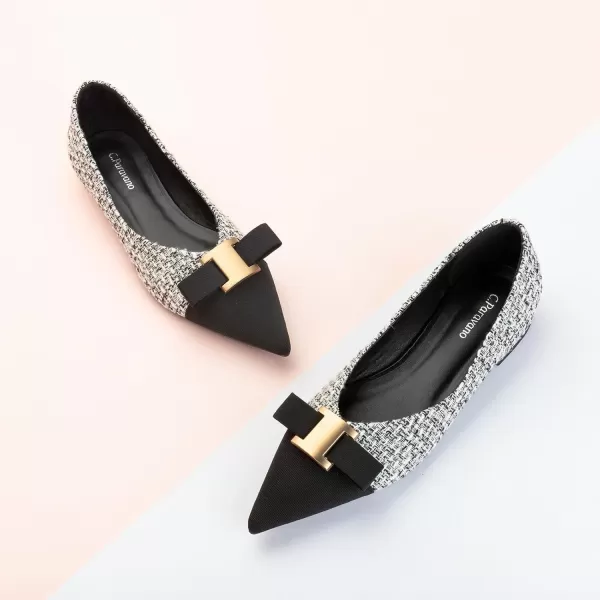 C.Paravano Women’s Flats I Flat for Women Leather I Pointed Toe Flats I Ballet Flats for Women I Slip on Dressy Flats