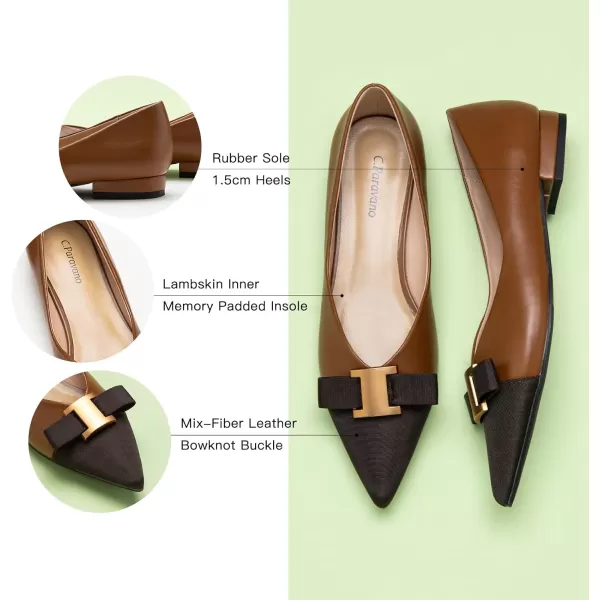 C.Paravano Women’s Flats I Flat for Women Leather I Pointed Toe Flats I Ballet Flats for Women I Slip on Dressy Flats