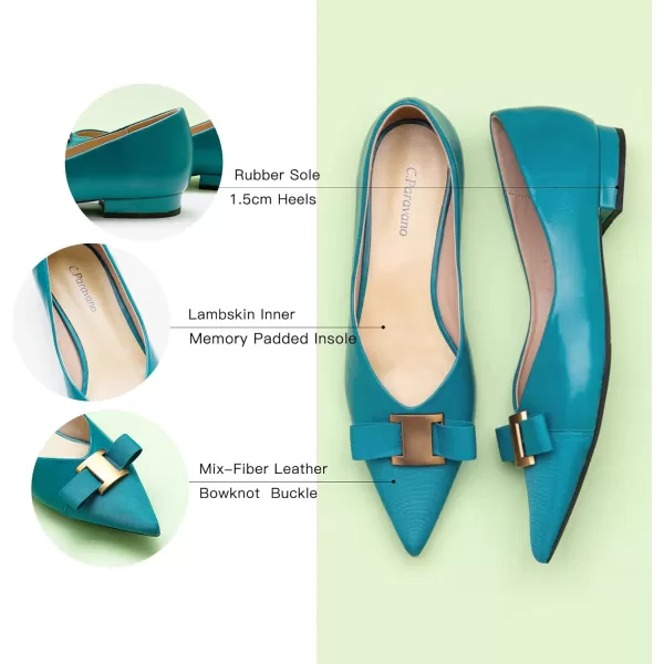 C.Paravano Women’s Flats I Flat for Women Leather I Pointed Toe Flats I Ballet Flats for Women I Slip on Dressy Flats