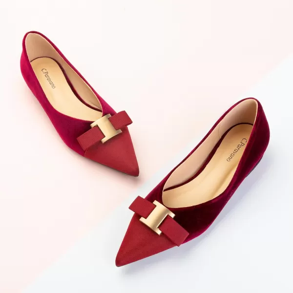C.Paravano Women’s Flats I Flat for Women Leather I Pointed Toe Flats I Ballet Flats for Women I Slip on Dressy Flats