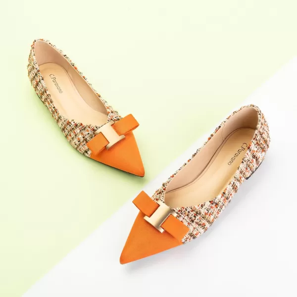 C.Paravano Women’s Flats I Flat for Women Leather I Pointed Toe Flats I Ballet Flats for Women I Slip on Dressy Flats