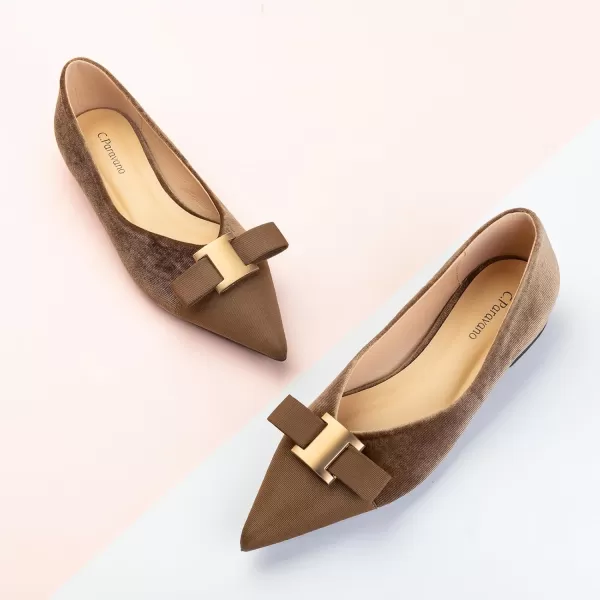 C.Paravano Women’s Flats I Flat for Women Leather I Pointed Toe Flats I Ballet Flats for Women I Slip on Dressy Flats