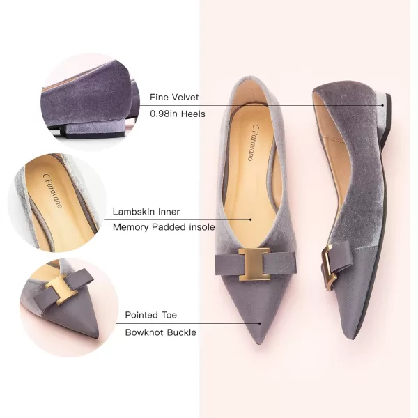 C.Paravano Women’s Flats I Flat for Women Leather I Pointed Toe Flats I Ballet Flats for Women I Slip on Dressy Flats