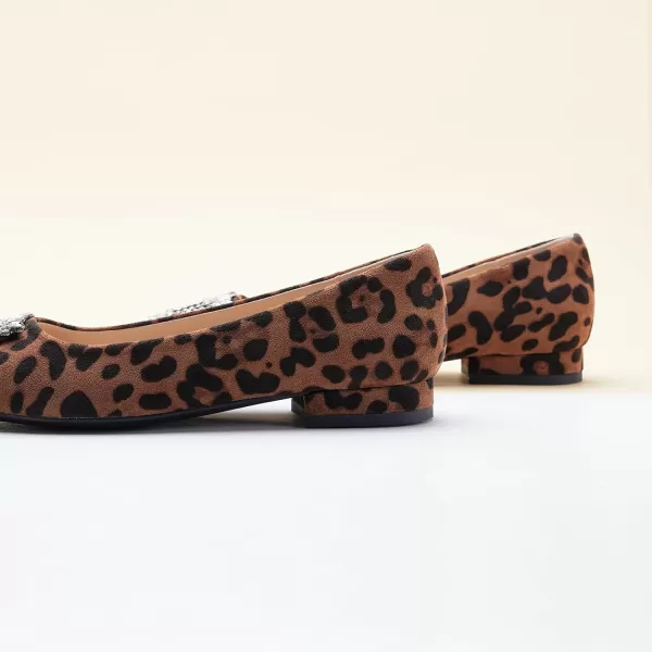 C.Paravano Women’s Flats I Pointed Toe Flats for Women I Women Flat Shoes I Crystal Buckle Flats I Ballet Flats Shoes for Women I Slip on Dressy Flats
