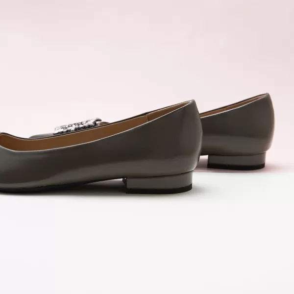 C.Paravano Women’s Flats I Pointed Toe Flats for Women I Women Flat Shoes I Crystal Buckle Flats I Ballet Flats Shoes for Women I Slip on Dressy Flats