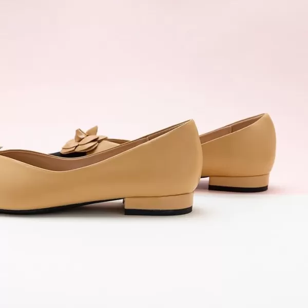 C.Paravano Women’s Flats I Slip on Ballet Flats I Pointed Toe Flats for Women I Two Tone Flats I Leather Flats Shoes Women I Womens Designer Flats