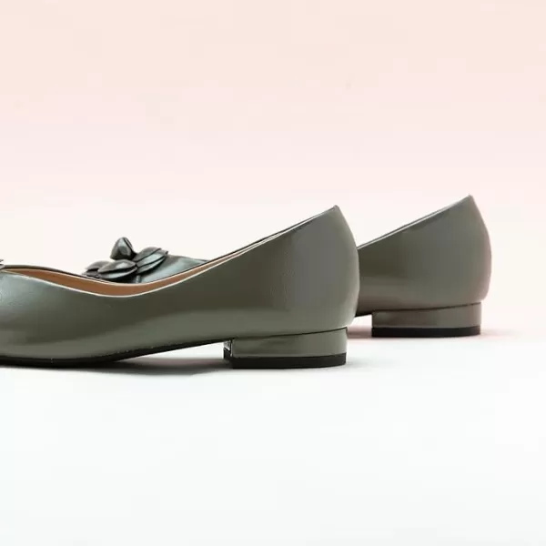 C.Paravano Women’s Flats I Slip on Ballet Flats I Pointed Toe Flats for Women I Two Tone Flats I Leather Flats Shoes Women I Womens Designer Flats