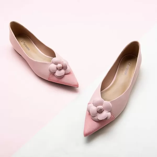 C.Paravano Women’s Flats I Slip on Ballet Flats I Pointed Toe Flats for Women I Two Tone Flats I Leather Flats Shoes Women I Womens Designer Flats