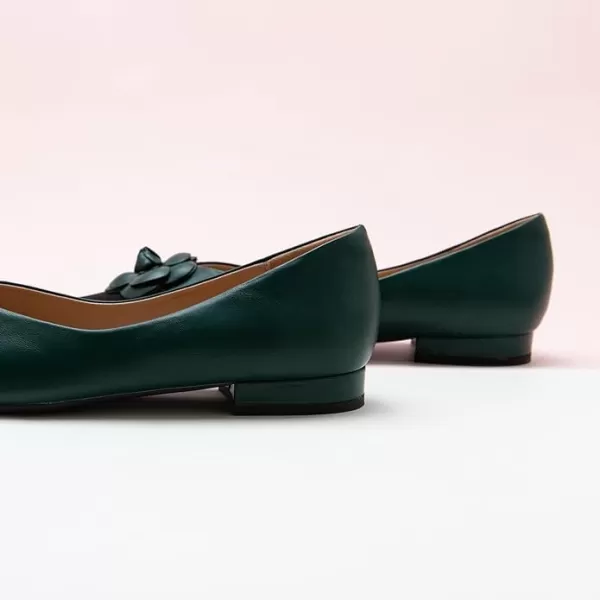 C.Paravano Women’s Flats I Slip on Ballet Flats I Pointed Toe Flats for Women I Two Tone Flats I Leather Flats Shoes Women I Womens Designer Flats