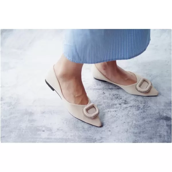 C.Paravano Women’s Flats I Slip on Ballet Flats I Pointed Toe Flats for Women I Two Tone Flats I Leather Flats Shoes Women I Womens Designer Flats