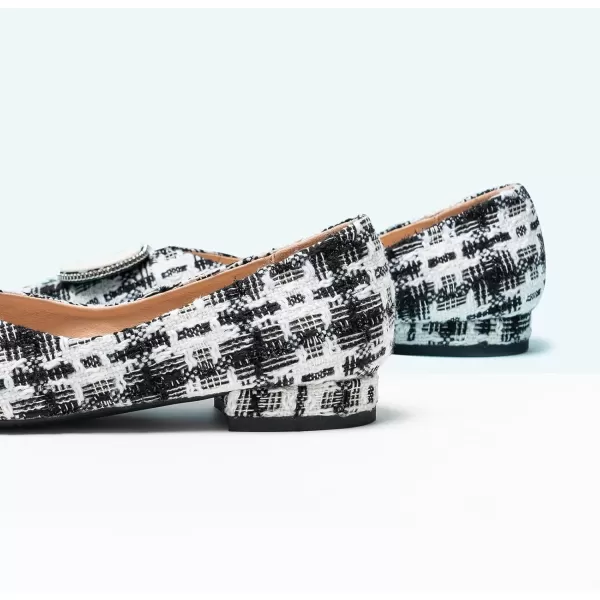 C.Paravano Women’s Flats I Slip on Ballet Flats I Pointed Toe Flats for Women I Two Tone Flats I Leather Flats Shoes Women I Womens Designer Flats