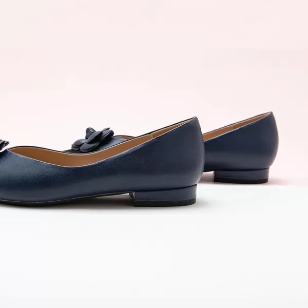 C.Paravano Women’s Flats I Slip on Ballet Flats I Pointed Toe Flats for Women I Two Tone Flats I Leather Flats Shoes Women I Womens Designer Flats