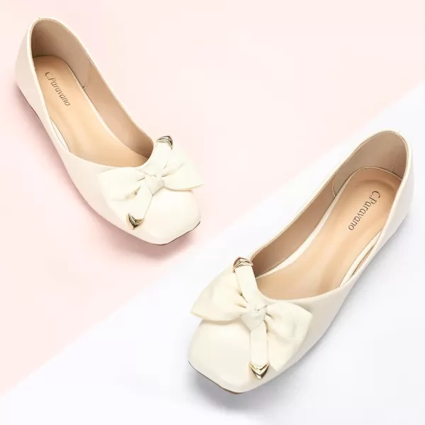 C.Paravano Women's Flats | Square Toe Flats for Women | Flat Shoes | Womens Ballet Flats | Slip On Dress Flats