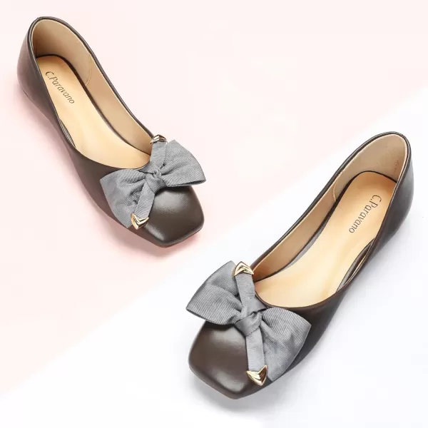 C.Paravano Women's Flats | Square Toe Flats for Women | Flat Shoes | Womens Ballet Flats | Slip On Dress Flats