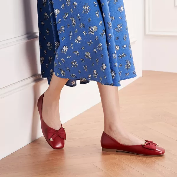 C.Paravano Women's Flats | Square Toe Flats for Women | Flat Shoes | Womens Ballet Flats | Slip On Dress Flats
