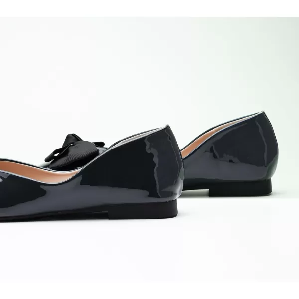 C.Paravano Women's Flats | Square Toe Shoes for Women | Leather Flat Shoes for Women | Slip On Ballet Flats