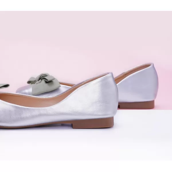 C.Paravano Women's Flats | Square Toe Shoes for Women | Leather Flat Shoes for Women | Slip On Ballet Flats