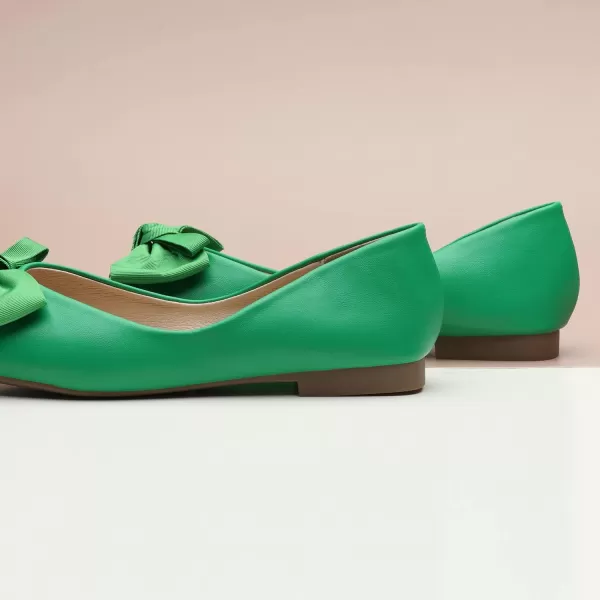 C.Paravano Women's Flats | Square Toe Shoes for Women | Leather Flat Shoes for Women | Slip On Ballet Flats
