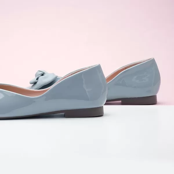 C.Paravano Women's Flats | Square Toe Shoes for Women | Leather Flat Shoes for Women | Slip On Ballet Flats